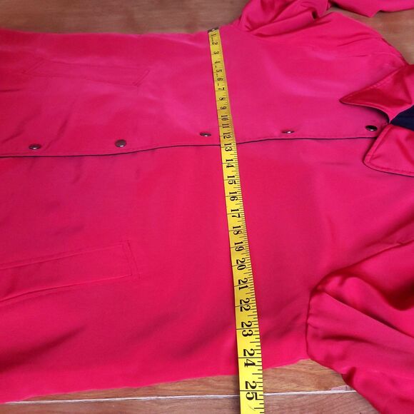 Centigrade Outerwear Reversible Jacket Sz XL Red Black Vintage Classic Car Coat - Picture 10 of 11
